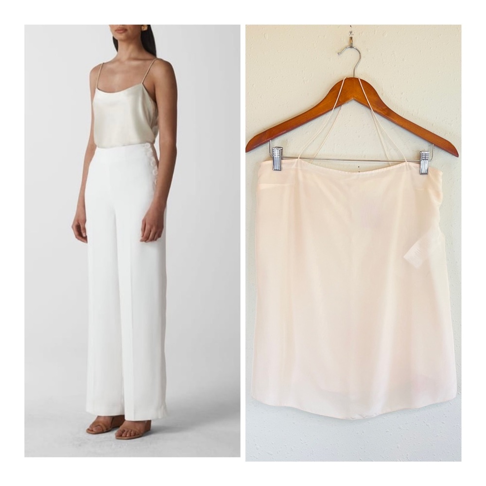 Emilio Pucci Silk Light Pink Sheer Women’s Cami Top Size 6 NWT